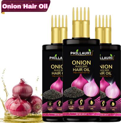 Phillauri Black Seed Onion Hair Oil Hair Regrowth For Men And Women Beautiful Hair Hair Oil