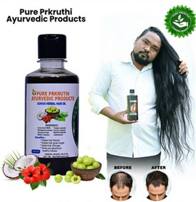 PURE PRKRUTHI AYURVEDIC PRODUCTS adivsi hair oil 250ml Hair Oil