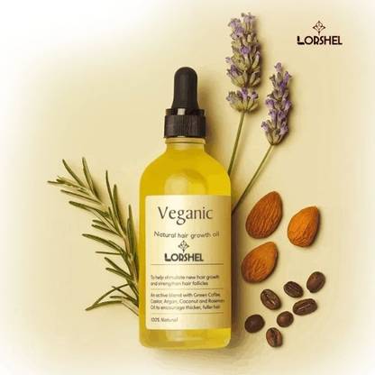 LORSHEL Veganic Hair Growth Oil for Healthy and Beautiful Hair Hair Oil