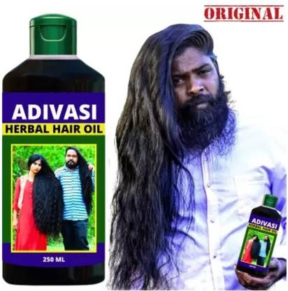 Adivasi Ayurvedic 100% Natural Hand Made Herbal Hair Oil 500ml Hair Oil