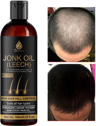 6Drops Jonk oil (Leech Tail) Pure and Natual Hair Oil