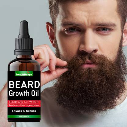 smartdrops Beard Oil Supreme Quality With Vitamin E, For Growth, Nourishment & Shine Hair Oil