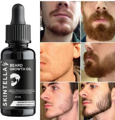 Skintella Advanced Beard Growth oil-For Patchy beard Growth Hair Oil