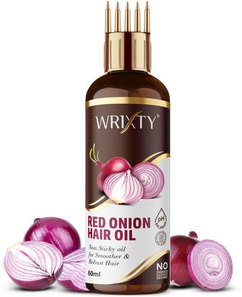 Wrixty Onion Hair Oil For Hair Growth and Hair Fall Control. Hair Oil