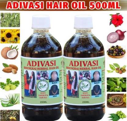 Adivasi Ayurvedic Privents Hair fall & Hair Growth500mili Hair Oil