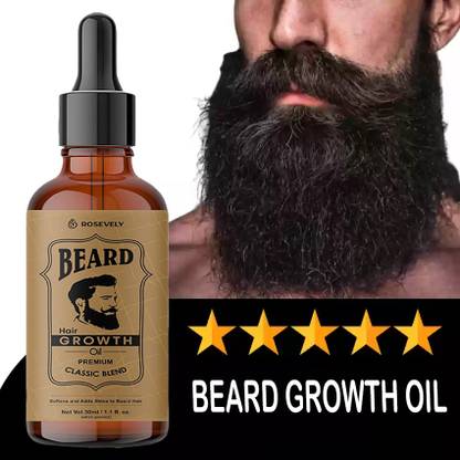 Rosevely Beard Oil for Growing Beard Faster Hair Oil
