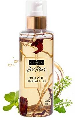 Kapiva Tulsi Anti Hairfall Oil | 100% Ayurvedic Oil for Hairfall Hair Oil