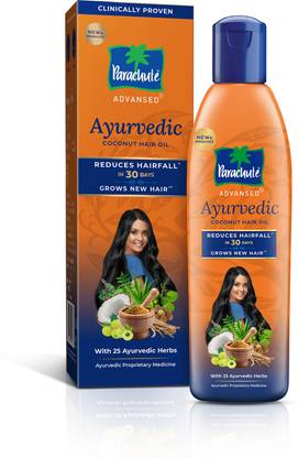 Parachute Advansed Ayurvedic Oil for Hair Fall Control & Growth with Coconut based Hair Oil