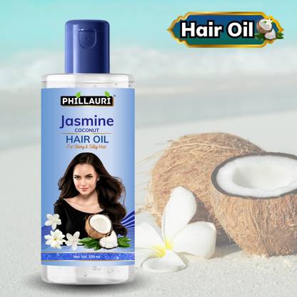 Phillauri Jasmine And Coconut Hair Oil For Shiny And Silky Hair Oil