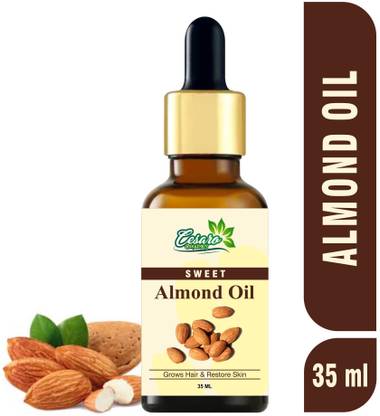 Cesaro Organics Cold Pressed - Sweet Almond Oil - For Skin & Hair Oil