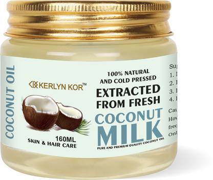 Kerlyn Kor Cold Pressed Coconut Hair Oil - 160 ml ( Pack of 1 ) Hair Oil