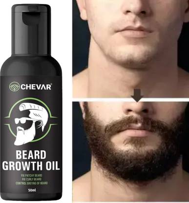 Chevar beard oil For Men for thicker, longer Beard For patchy, uneven Beard Hair Oil