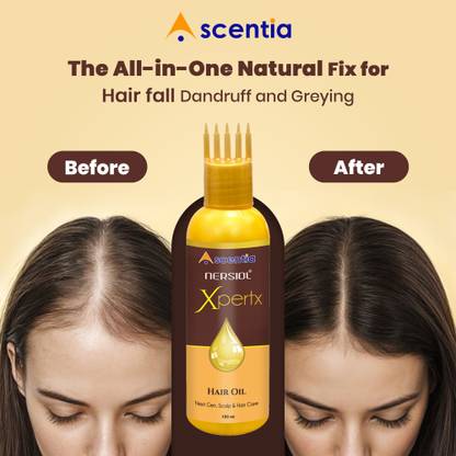 Nersiol Xpertx |Controls Hair Fall, Boosts Growth |With Bhringraj, Rosemary & Kalonji | Hair Oil