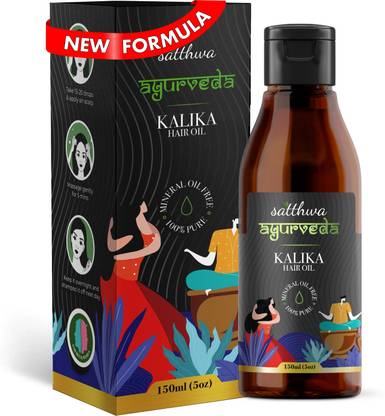 Satthwa Kalika Hair Oil for Revers Premature Greying Anti-Grey Darkening Hair Oil