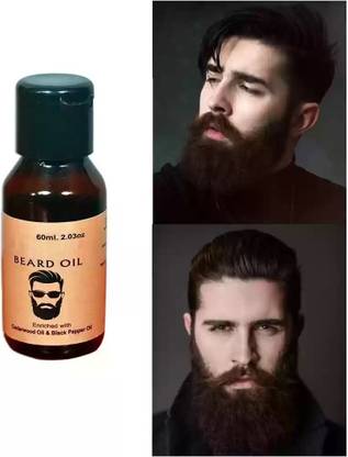 GABBU Beard and Moustache Oil, 30 ml | Non-Sticky, Light Beard Oil for Men Hair Oil
