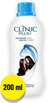 Clinic Plus 200ML Nourishing hair Oil (Pack of 1) Non Sticky Hair Oil
