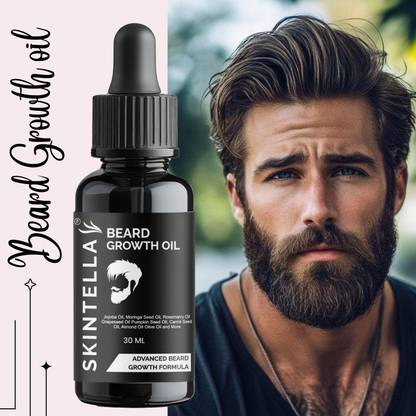 Skintella Advanced Beard Growth Oil with 16 Active Ingredients Beard Hair Oil
