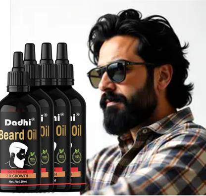 Dadhi Beard Hair Oil – Patchy Beard Rescue (Pack of 4) Hair Oil