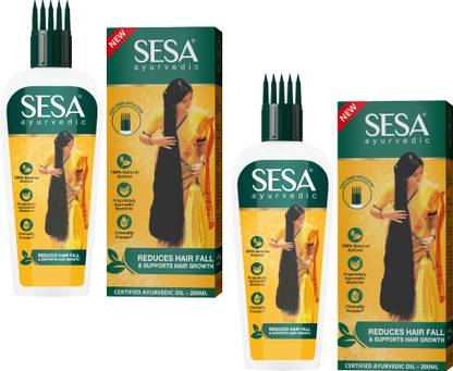 SESA Ayurvedic Hair Growth Oil with 18 Rare Herbs Prevents Hair Fall Hair Oil