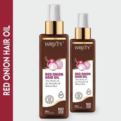 Wrixty Red onion hair oil free from Silicon and mineral  Hair Oil