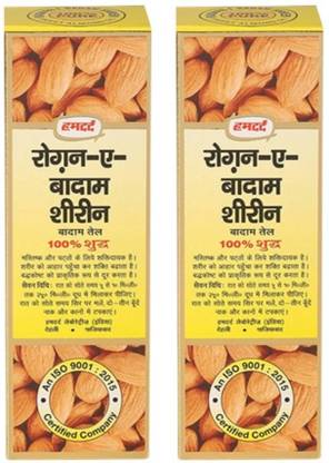 Hamdard RAUGHAN-E-BADAM SHIREEN | 100ML |Cold Pressed 100% Almond Hair Oil | Hair Oil