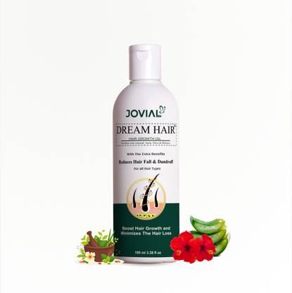 Jovial Care Dream Hair Growth oil, Reduce hair fall, 100% Natural ingredients 100ml Hair Oil
