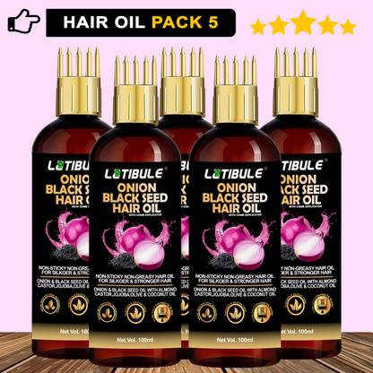 Latibule Black seed Onion Oil for Hair Regrowth Hair Oil for Men and Women Hair Oil