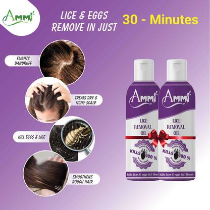 Ammi Essential Oils for Hair & Scalp |Supports Nit Removal lice oil Hair Oil