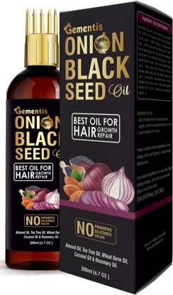 gementis RED ONION OIL 200ML FOR HAIRFALL AND REGROWTH F HAIRS Hair Oil