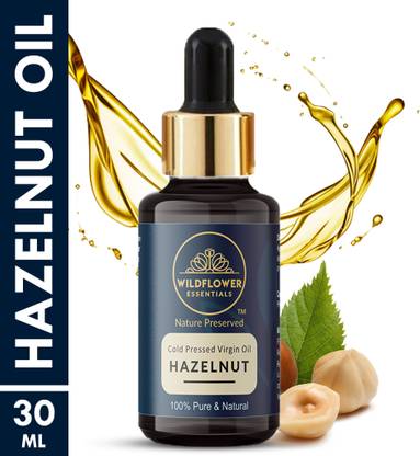 Wildflower essentials 100% Pure & Natural Hazelnut Oil For Face, Sun Damage & Acne Control