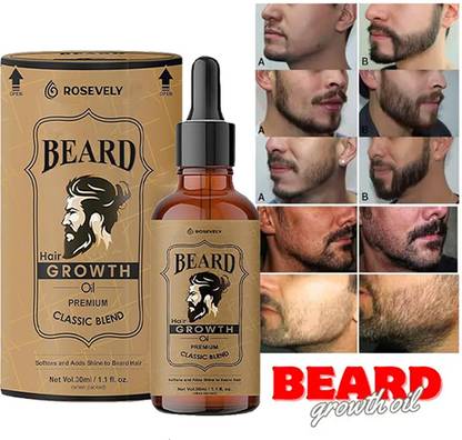Rosevely Faster BEARD HAIR GROWTH OIL Hair Oil