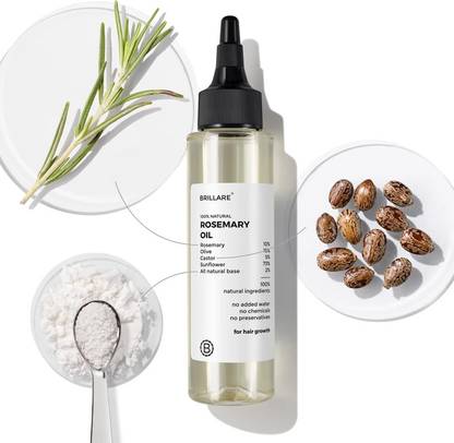 BRILLARE Rosemary Hair Oil for Hair Growth Hair Oil  (100 ml)
