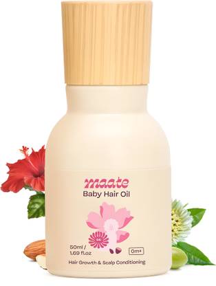 MAATE Baby Protein Rich for Hair Growth Enriched with Hibiscus, Bhringraj & Almond Hair Oil