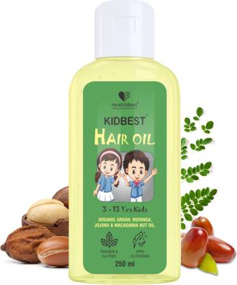 HealthBest Kidbest Hair Oil for Kids| Hair Growth | Damaged Hair | 250 ML Hair Oil