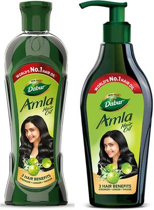 Dabur Worlds No. 1 Amla Hair Oil with Benefits of Longer, stronger & Thicker Hair Hair Oil