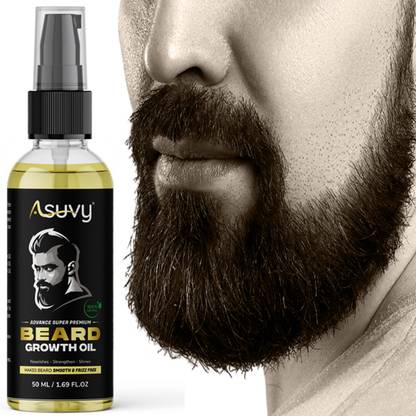 ASUVY Advanced Beard oil for strong and healthy ,smooth & silky beard growth Hair oil Hair Oil