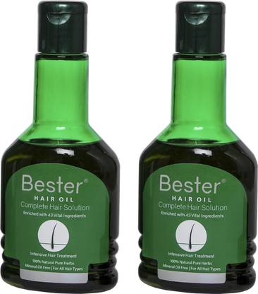 bester Hair Oil | Complete Hair Solution | Promotes Hair Growth - (100 ml - Pack of 2) Hair Oil