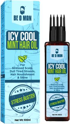 Be O Man Icy Cool Mint |Stressed Scalp|Nourishment & Shine|Stress Buster| Hair Oil