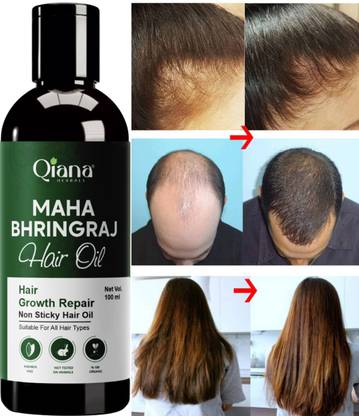Qiana Bhringraj Hair Oil|Deep conditioning|Anti hairfall, Hair Growth Hair Oil