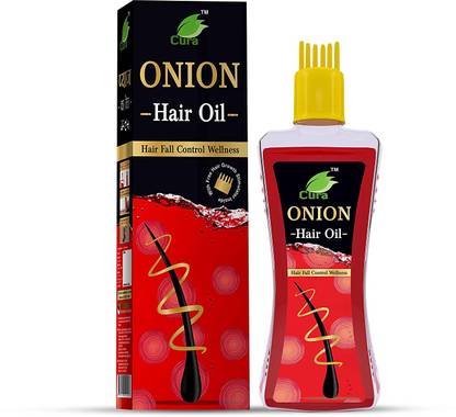 Cura Natural Hair Growth Oil || Onion Oil With Hair Growth Stimulator || Hair Oil