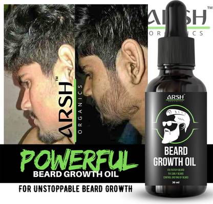 Arsh Organics Prime Growth Beard Oil, Your Weapon for a Bold Look" Hair Oil