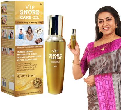 VIP Snore Care Oil, 50 ml - 100% Natural | Snoring Stopper Oil for Men & Women Hair Oil