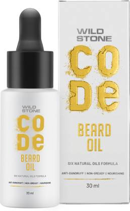 Wild Stone CODE Beard Growth Oil for Men, 30 ml|Non Sticky Hair Oil