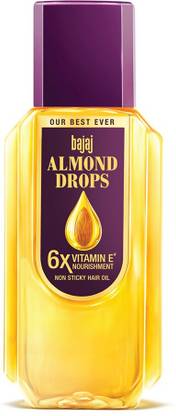 BAJAJ Almond Drops Hair Oil enriched with 6X Vitamin E, Reduces Hair Fall Hair Oil