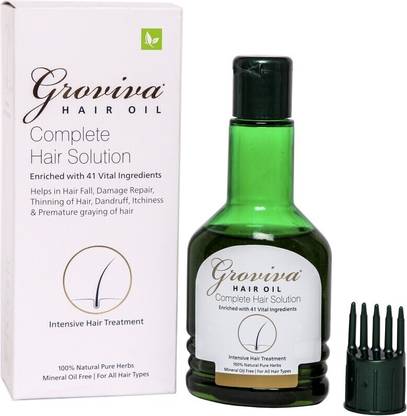groviva Natural Hair Oil | Complete Hair Solution Hair Oil