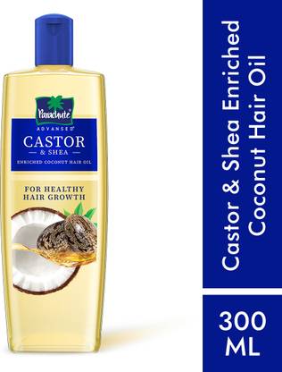 Parachute Advansed Castor & Shea-enriched Coconut Hair Oil|300 Ml Hair Oil  (300 ml) at Rs. 140