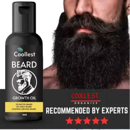 coollest Advanced Beard Growth Oil with 16 Active Ingredients Beard  Hair Oil