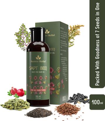 Avimee Herbal Sapt Beej Daily Use Oil, 7 Oils in 1, For Hair Growth, Hair Oil