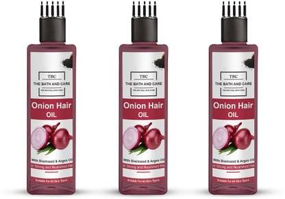 TBC - The Bath and Care Onion Hair Oil: Boosted Growth & Strength for Luscious Locks Hair Oil