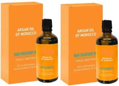 Modicare SALON ARGAN OIL OF MOROCCO- HAIR OIL PACK OF 2X100ML Hair Oil